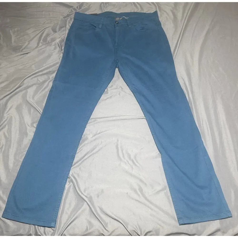 JACHS New York Men’s Straight Fit Casual 5 Pocket Pants 34x29 Dark Teal